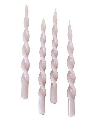 Glossy Kerzen - Powder Powder - 4 Stk.